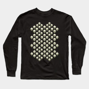 Geometric Shapes seamless pattern Long Sleeve T-Shirt